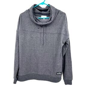 Simply Southern Women´s Sz Small Pullover Sweater Sweatshirt Cowl Neck Gray Warm